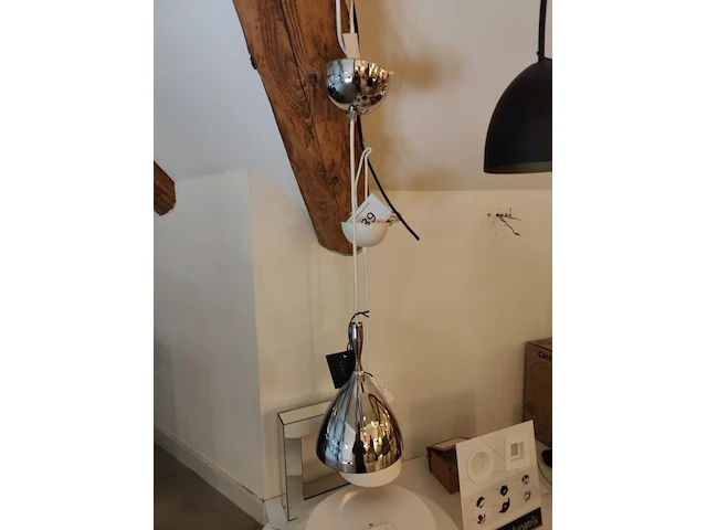 1 hanglamp beluce northern dokka chroom - afbeelding 4 van  4