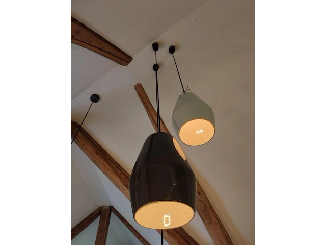 1 hanglamp beluce northern lighting: bell grey - afbeelding 4 van  4