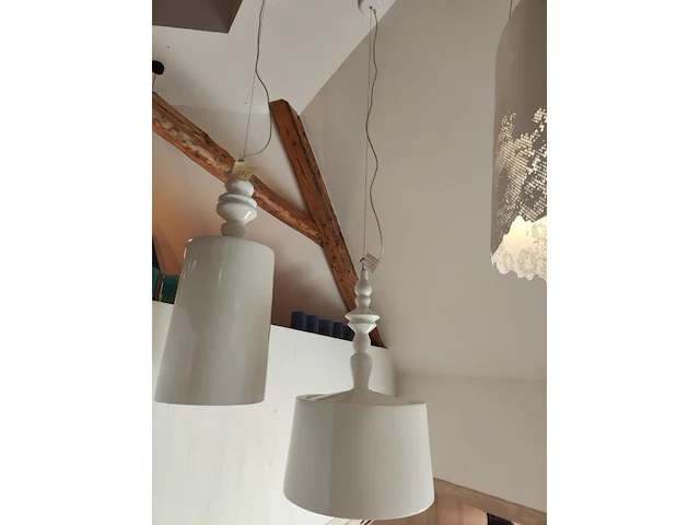 1 hanglamp karman ali e baba sospensione - diffuser in white ceramic - afbeelding 2 van  6