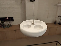 1 hanglamp karman blackout-sospensione transparant indoor + candle holder white ceramic - afbeelding 4 van  8