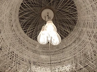 1 hanglamp karman blackout-sospensione transparant indoor + candle holder white ceramic - afbeelding 5 van  8