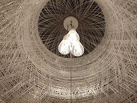 1 hanglamp karman blackout-sospensione transparant indoor + candle holder white ceramic - afbeelding 7 van  8