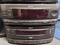 1 hifi installatie akai + 2 muziekboxen akai - afbeelding 4 van  7