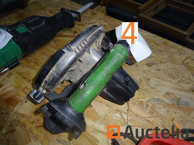 1 hitachi c18dsl cirkelzaag, geleverd op accu maar zonder accu of oplader - afbeelding 1 van  2