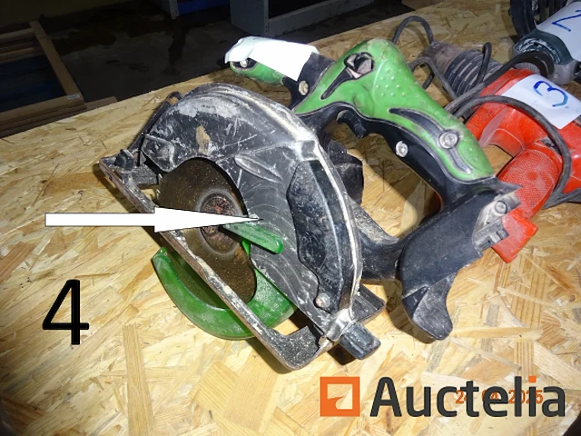 1 hitachi c18dsl cirkelzaag, geleverd op accu maar zonder accu of oplader - afbeelding 2 van  2