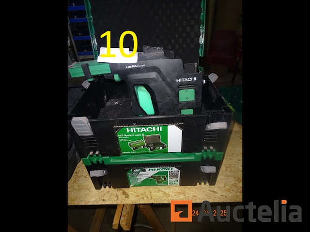 1 hitachi hepa filter gipsplaat nietmachine op batterij maar zonder batterij - afbeelding 1 van  1