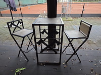1 hoge tafel met 2 stoelen hapkin - afbeelding 1 van  7