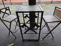1 hoge tafel met 2 stoelen hapkin - afbeelding 5 van  7
