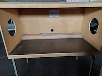 1 houten bibliotheek tafel - afbeelding 2 van  6