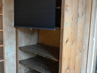 1 houten open kast 2m x 67 diep x 1,34 breed - afbeelding 1 van  4