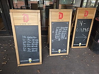 1 houten sandwichbord geteken "duvel" - afbeelding 2 van  4