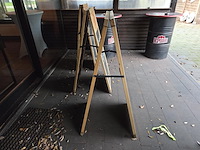 1 houten sandwichbord geteken "duvel" - afbeelding 3 van  4