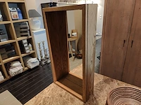 1 houten spiegel