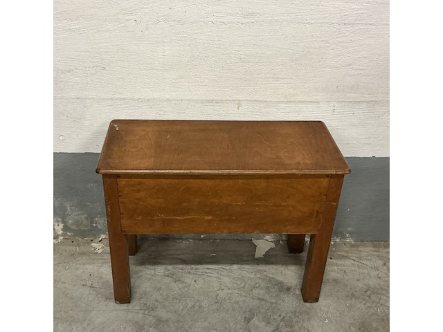 1 houten vintage speelkoffer, opbergkoffer…. - afbeelding 1 van  3