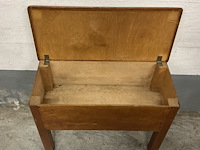 1 houten vintage speelkoffer, opbergkoffer…. - afbeelding 2 van  3