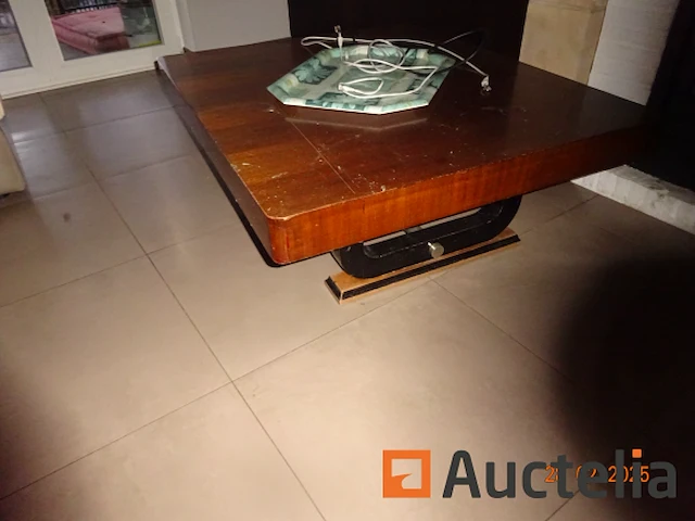 1 houten woonkamer tafel 1m20/1m/43cm - afbeelding 2 van  3