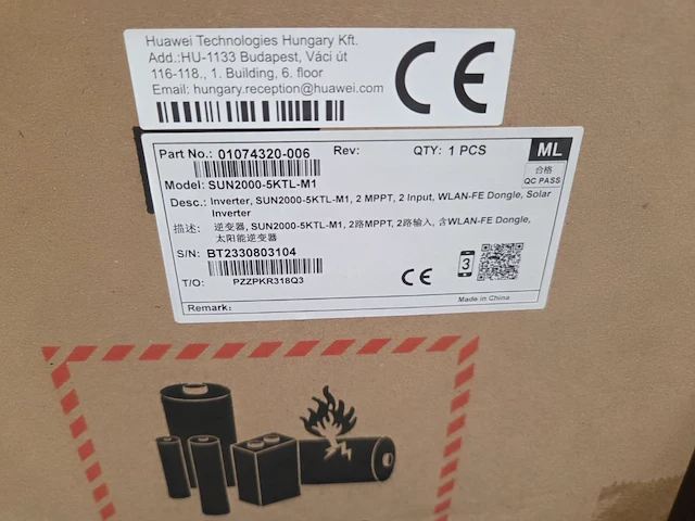 1 huawei sun2000-5ktl-m1 omvormer - afbeelding 3 van  5