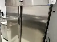 1 ijskast rvs chiller 2drs