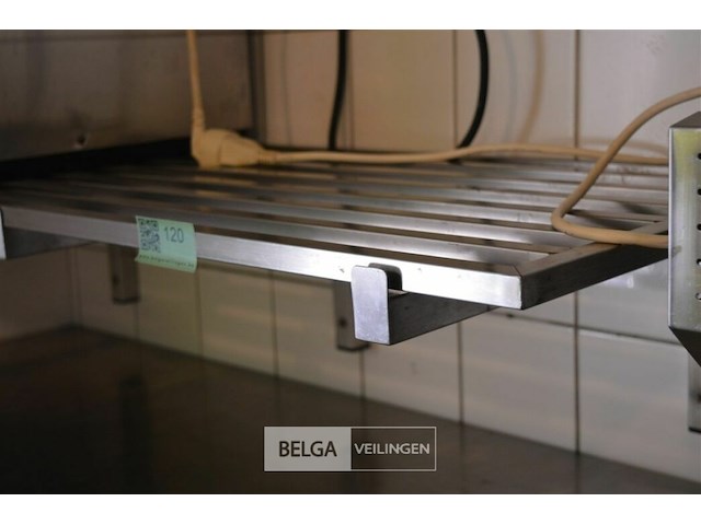 1 inox rek 1,20x 45 - afbeelding 1 van  3