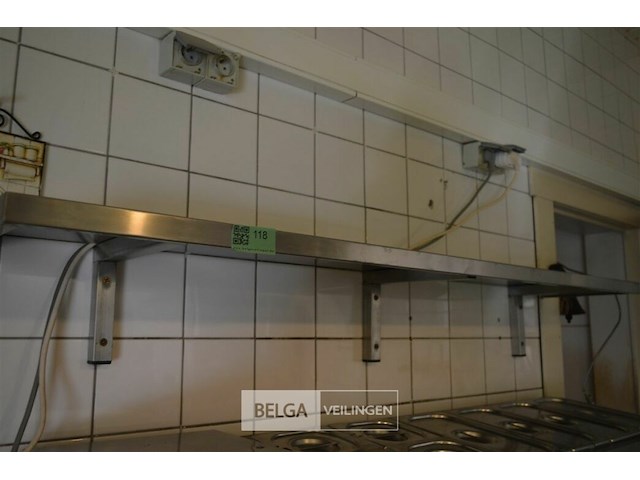 1 inox rek 1,6 x 30 - afbeelding 1 van  3