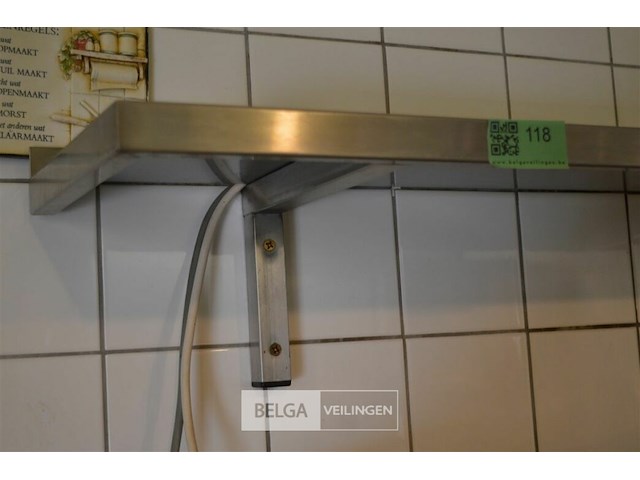 1 inox rek 1,6 x 30 - afbeelding 2 van  3