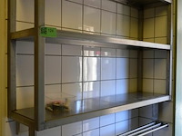 1 inox rekje 1m x 90 cm 27 diep - afbeelding 1 van  3