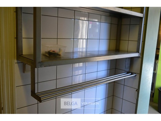 1 inox rekje 1m x 90 cm 27 diep - afbeelding 2 van  3