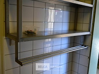 1 inox rekje 1m x 90 cm 27 diep - afbeelding 2 van  3