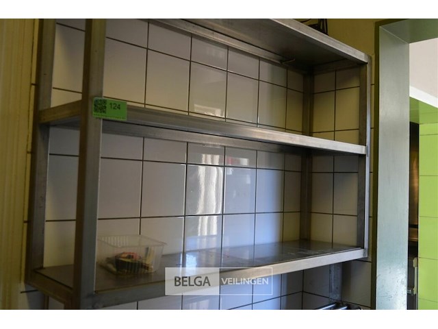 1 inox rekje 1m x 90 cm 27 diep - afbeelding 3 van  3