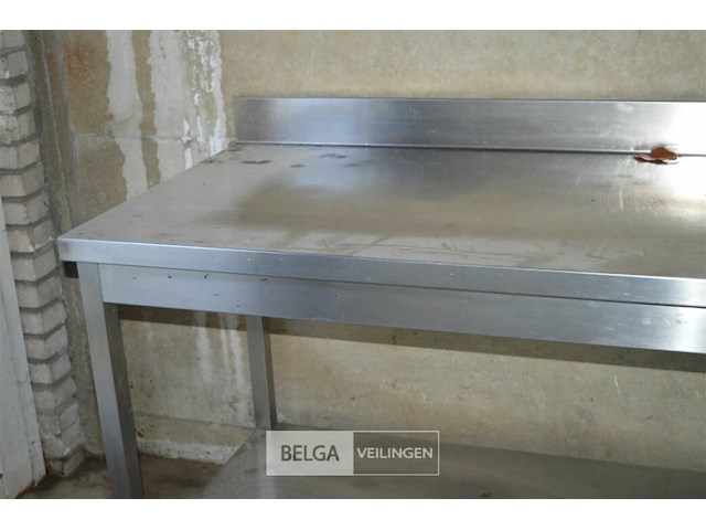 1 inox werktafel 1,4x70x85hoog - afbeelding 2 van  3