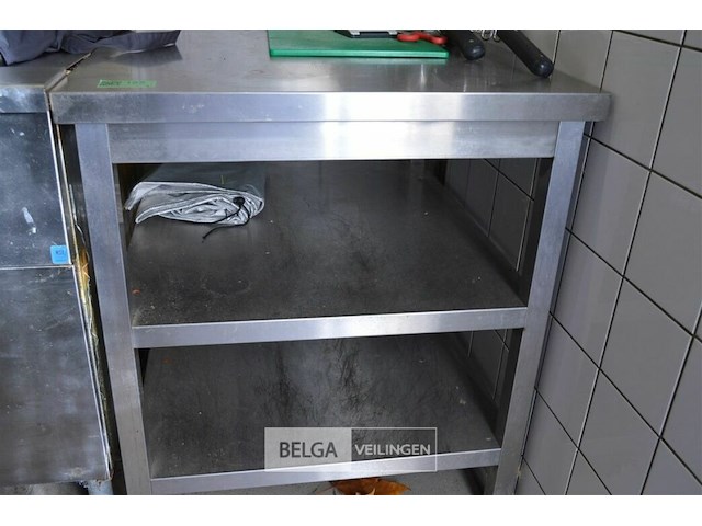 1 inox werktafel 85 x 86 x 74 - afbeelding 2 van  3