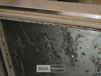 1 inox werktafel met 7 deuren frigo diamond goldline 2,43 x 70b x80h - afbeelding 3 van  5