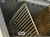 1 inox werktafel met 7 deuren frigo diamond goldline 2,43 x 70b x80h - afbeelding 4 van  5