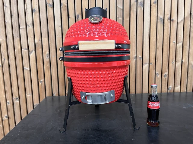 1 kamado grill (13 inch) rood - afbeelding 2 van  8