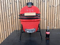 1 kamado grill (13 inch) rood - afbeelding 2 van  8