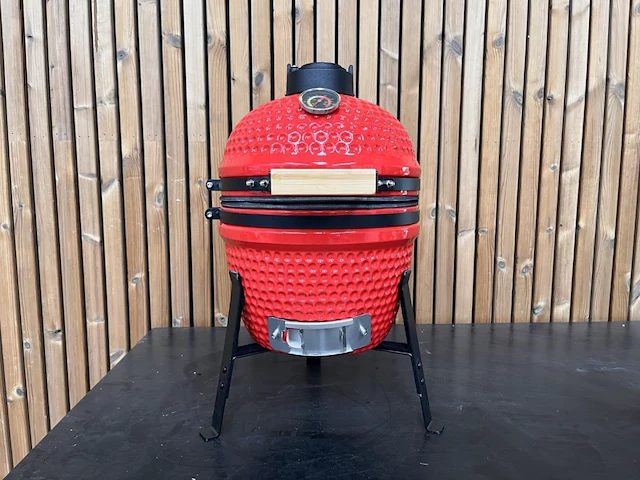 1 kamado grill (13 inch) rood - afbeelding 1 van  8