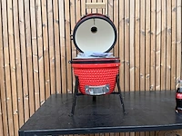 1 kamado grill (13 inch) rood - afbeelding 7 van  8