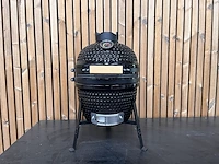 1 kamado grill (13 inch) zwart - afbeelding 1 van  7