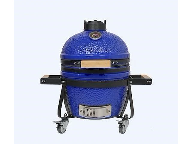 1 kamado grill ( 14 inch trolley ) blauw - afbeelding 1 van  1