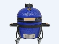 1 kamado grill ( 14 inch trolley ) blauw - afbeelding 1 van  1