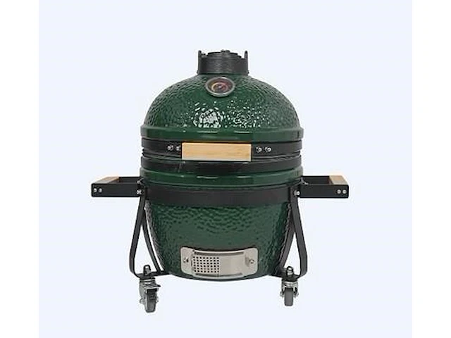 1 kamado grill ( 14 inch trolley ) groen - afbeelding 1 van  1