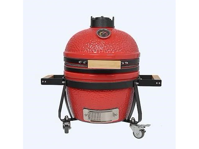 1 kamado grill ( 14 inch trolley ) rood - afbeelding 1 van  1