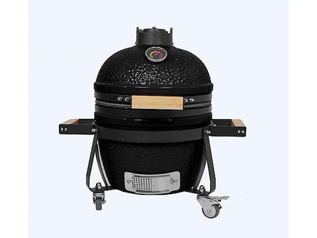 1 kamado grill ( 14 inch trolley ) zwart - afbeelding 1 van  1