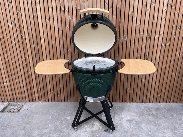 1 kamado grill ( 21 inch ) groen - afbeelding 6 van  7