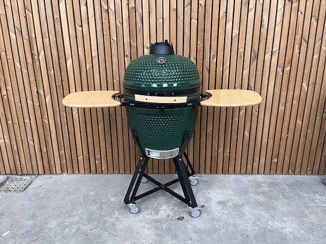 1 kamado grill ( 21 inch ) groen - afbeelding 1 van  7