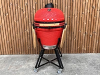 1 kamado grill ( 21 inch ) rood - afbeelding 7 van  7