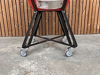 1 kamado grill ( 21 inch ) rood - afbeelding 2 van  7