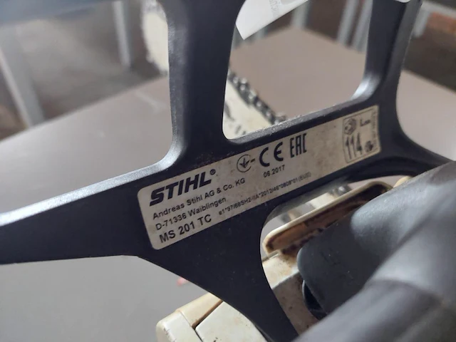 1 kettingzaag stihl ms201tc - afbeelding 4 van  5