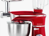 1 keukenmachine -6,5 liter - rood 3 in 1 - afbeelding 1 van  2