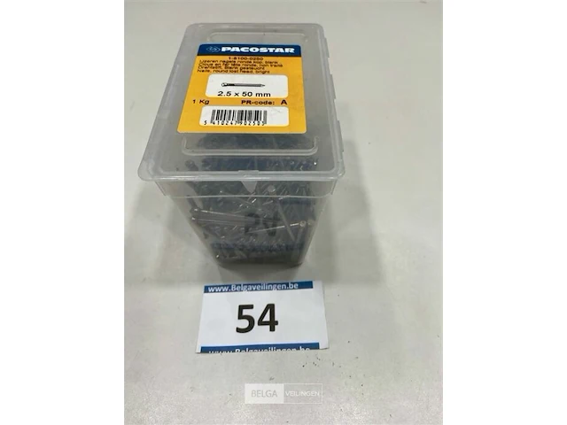 1 kg nagels met ronde kop 2,5 x 50 mm - afbeelding 1 van  3